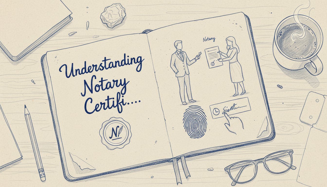 Notary Certified Document Signing