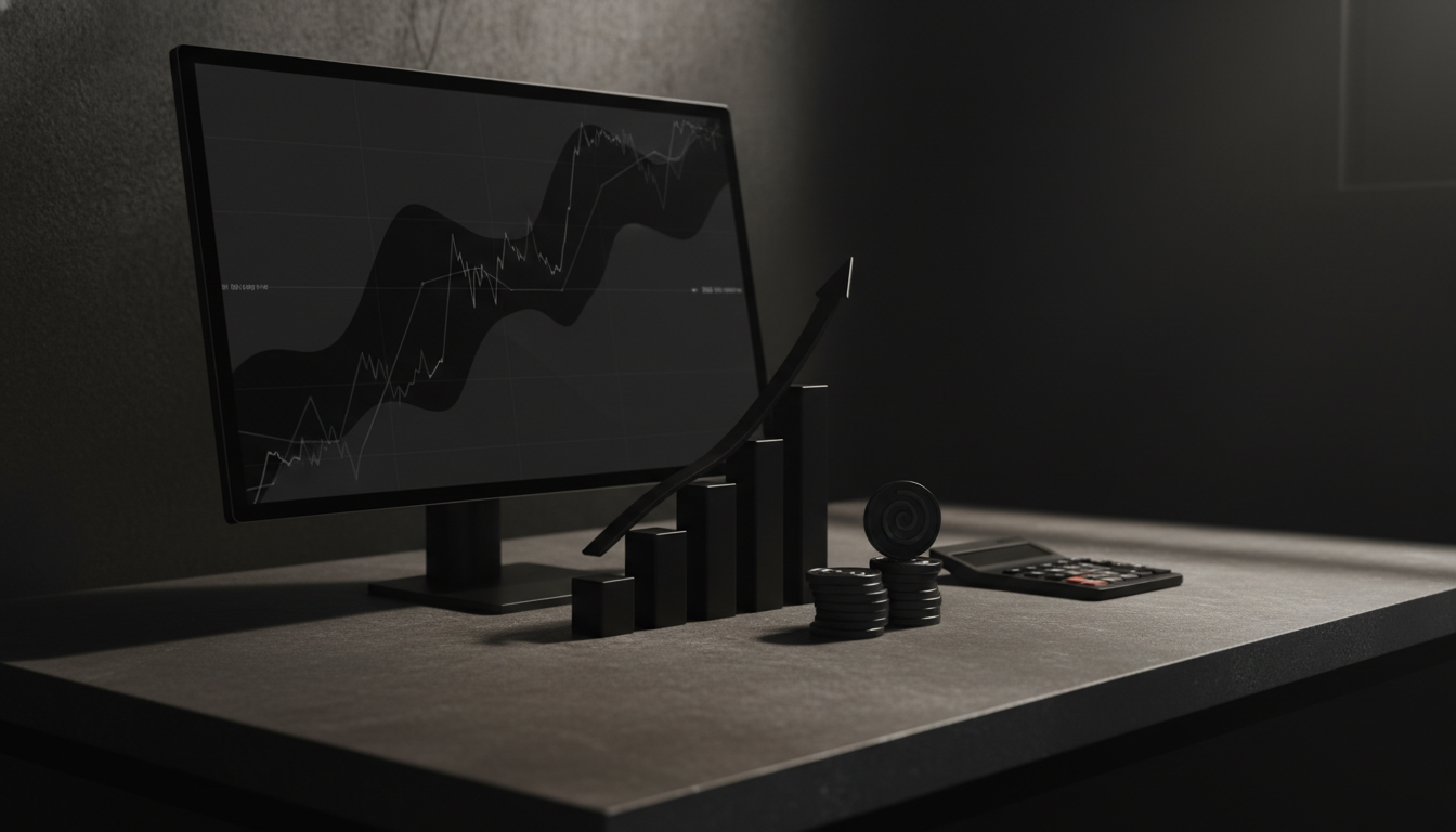 Financial dashboard showing various interest rate charts and trends