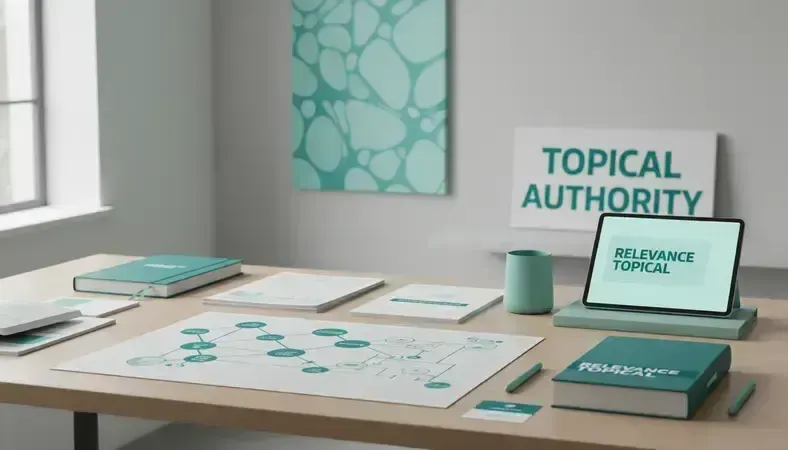 Network diagram showing interconnected websites with backlink relationships