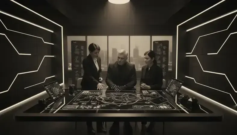 Veterans Affairs office with counselor assisting veteran family with power of attorney planning