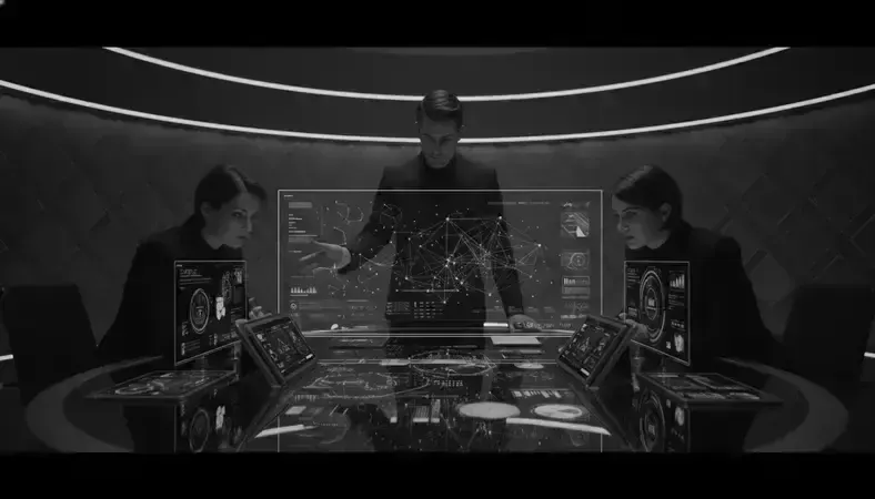 Estate planning attorney explaining complex trust documents to concerned clients