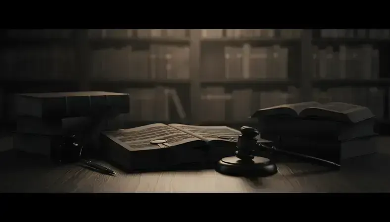 Professional estate planning documents and legal resources on a desk