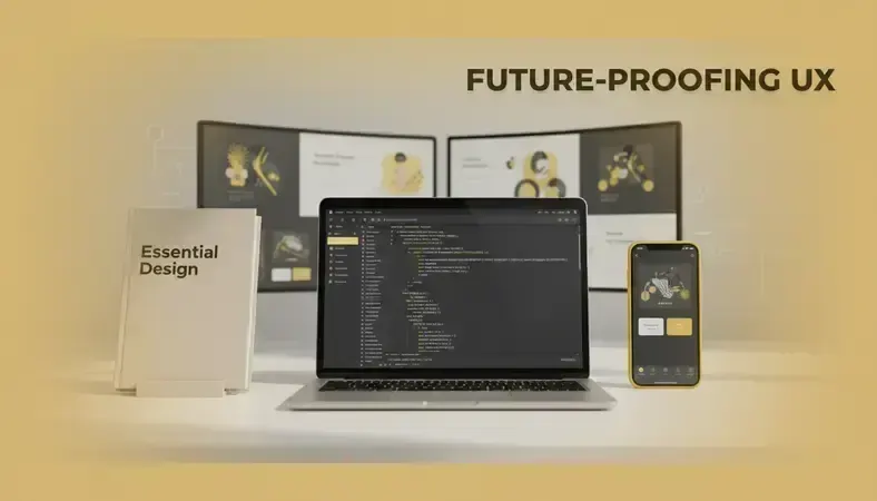 Professional rehab website design workspace with multiple design tools and healthcare branding elements displayed on computer screens