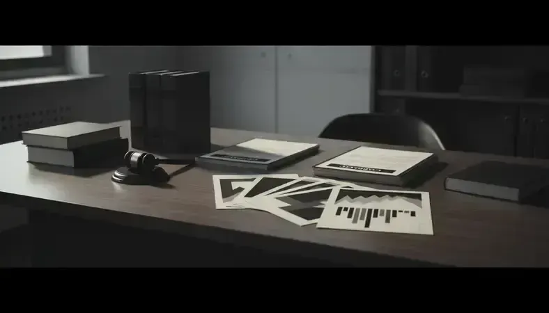 Professional estate planning resources including legal documents, comparison charts, and educational materials on a modern desk