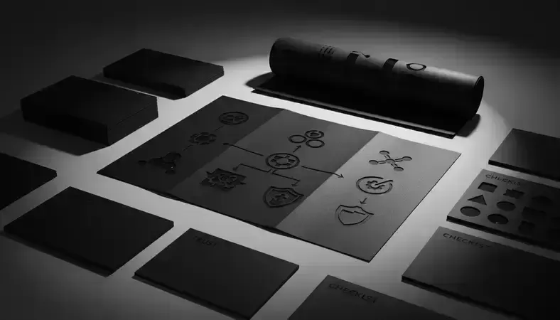 Infographic showing different trust types and their primary benefits with icons and flowchart design