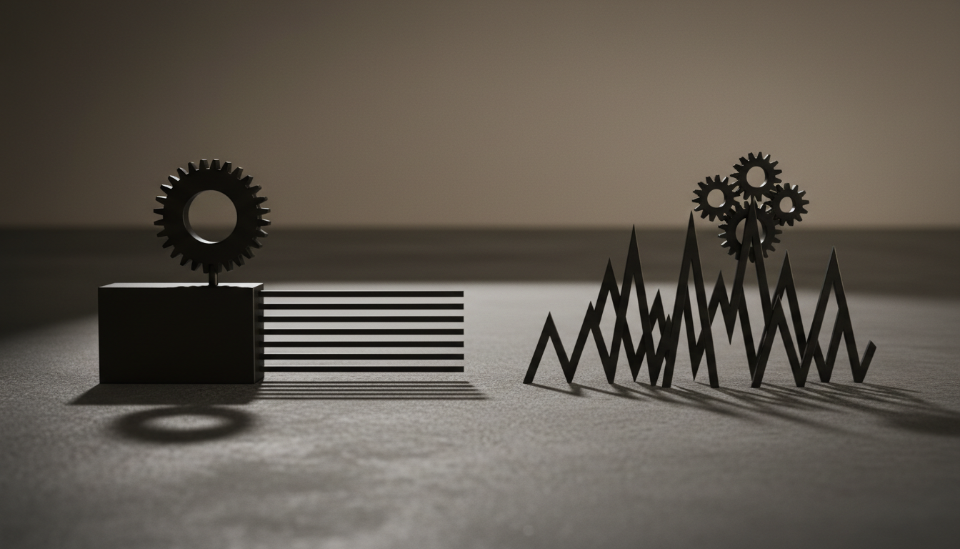 Side-by-side mortgage rate comparison showing different loan types and their rate structures over time