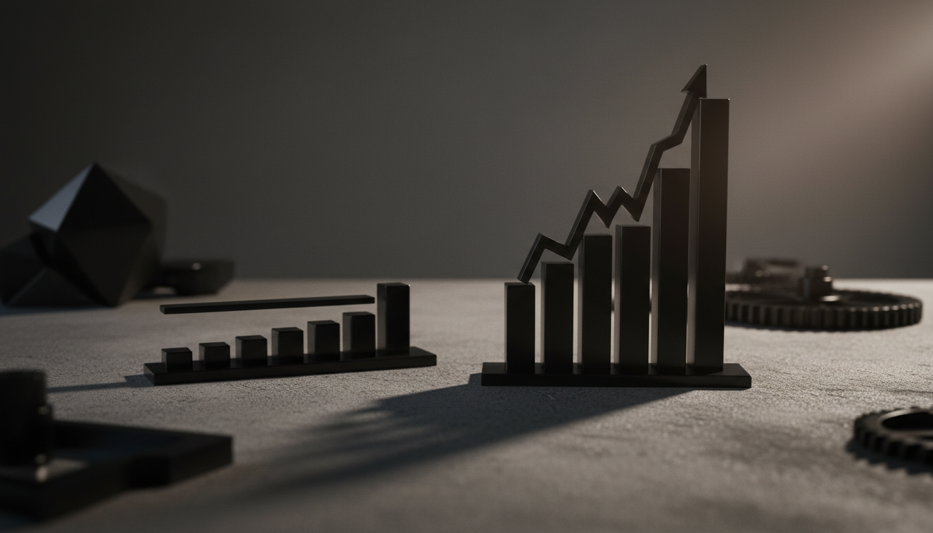 Side-by-side payment timeline charts showing fixed rate versus ARM payment progression over 10 years