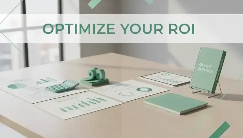 Charts and graphs comparing total cost of ownership for different SEO service models over 12-24 months
