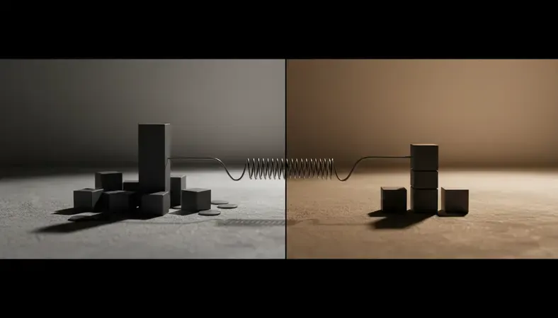 Side-by-side comparison showing monthly payments before and after debt consolidation