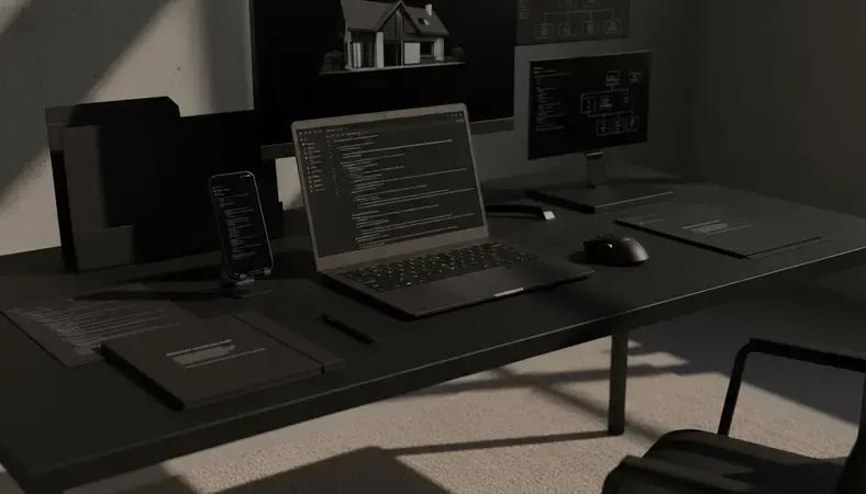 Professional estate planning workspace with digital tools and legal documents