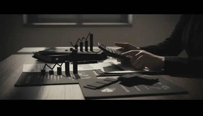 Professional comparing living trust cost options on calculator with legal documents