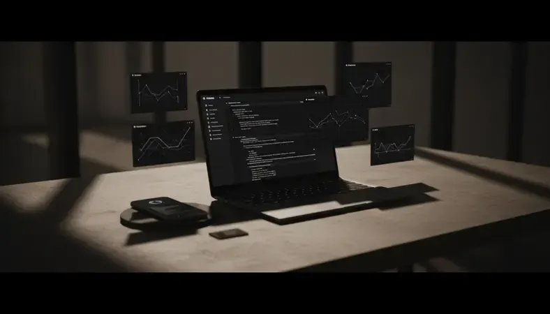 Split screen showing code editor with chatbot development framework and testing interface