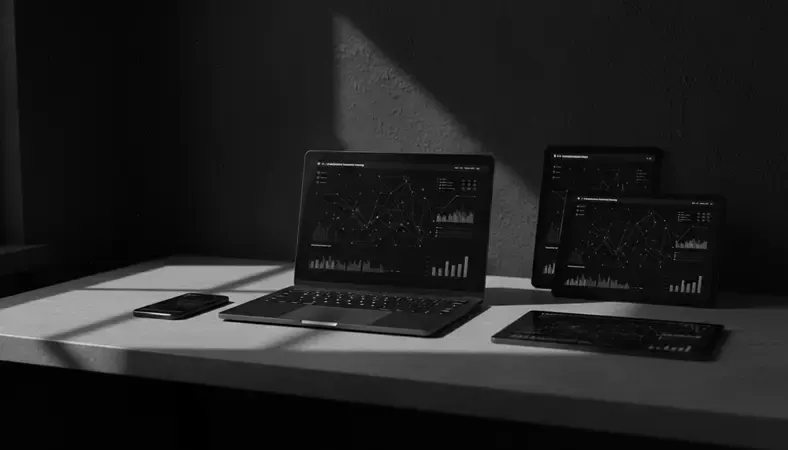 Computer screen displaying machine learning model training dashboard with performance metrics and neural network visualizations