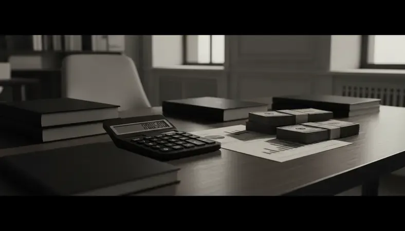 Professional estate planning consultation with documents and calculator showing cost comparison