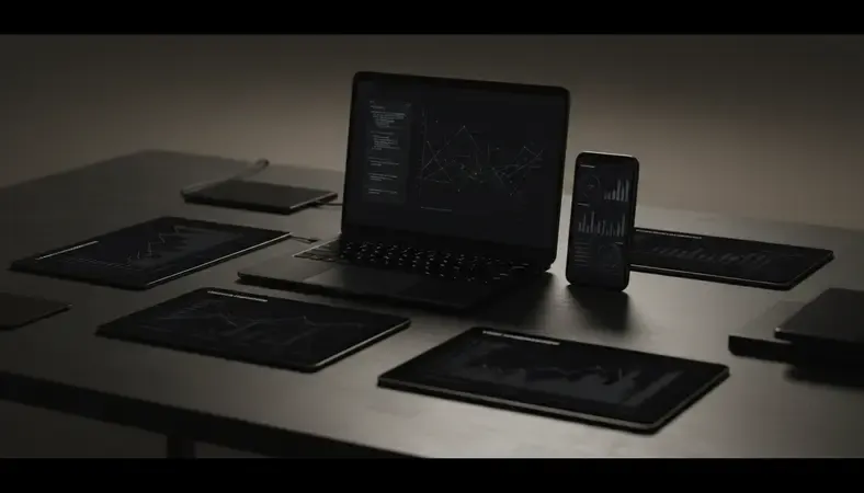 Visual comparison chart showing different platform capabilities and user interface elements