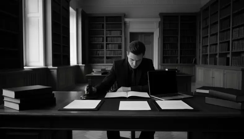 Person researching estate planning documents with multiple legal books and computer screen