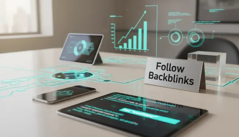 HTML code showing nofollow attribute in a hyperlink with highlighted rel="nofollow" tag