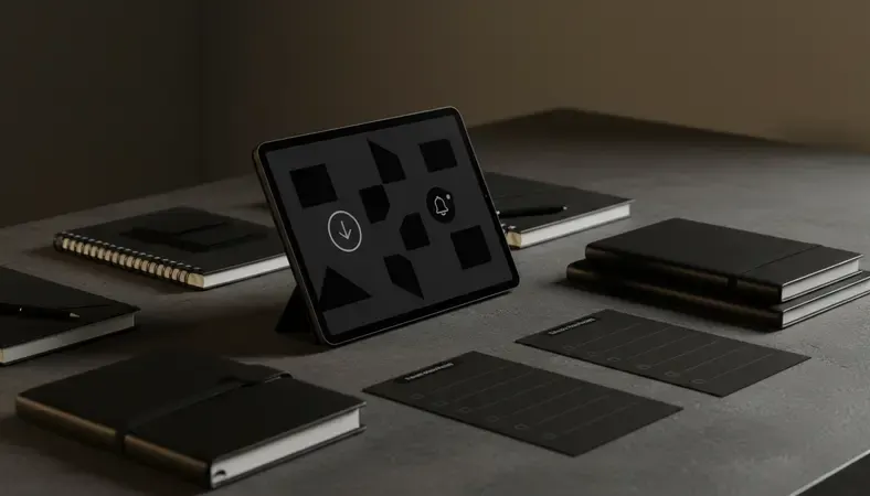 Modern content management interface showing PWA features like offline reading and push notifications