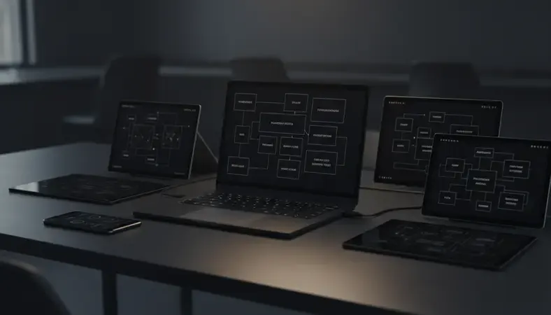 Diagram showing telemedicine platform architecture with patient app, provider portal, and backend systems
