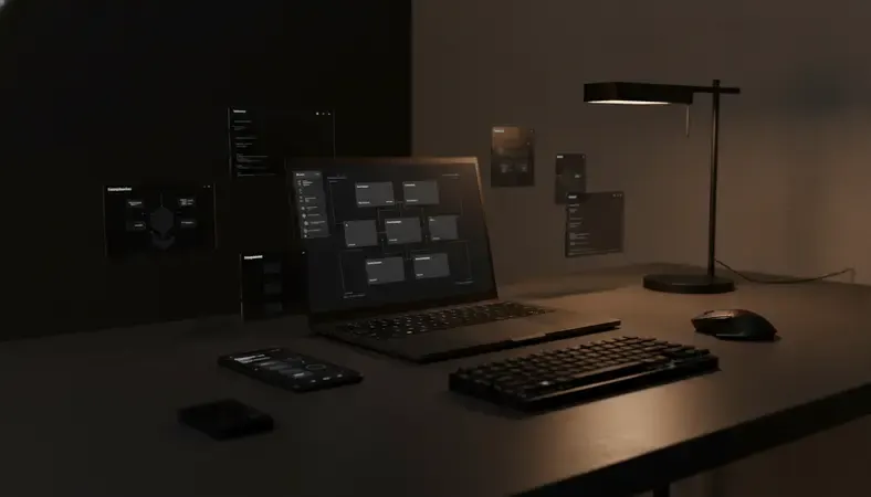 Dashboard view comparing different low-code development platforms with feature matrices